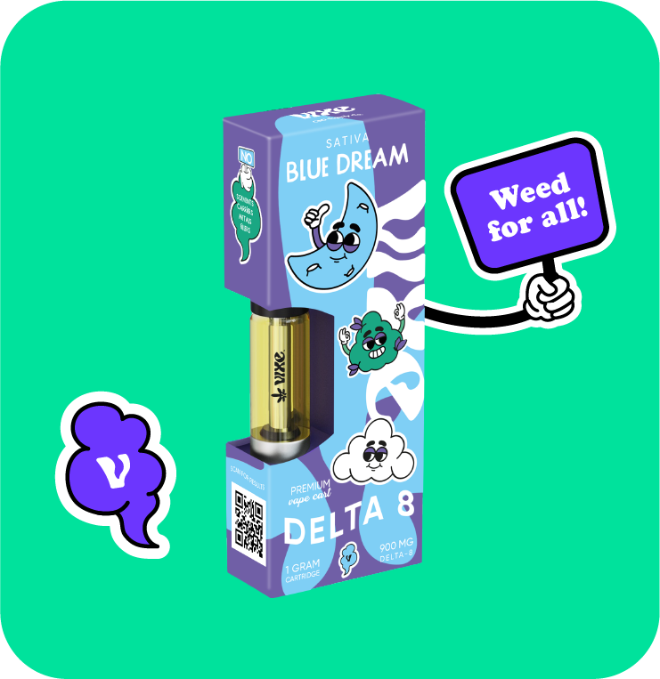 Vixe Delta 8 Cart - Blue Dream