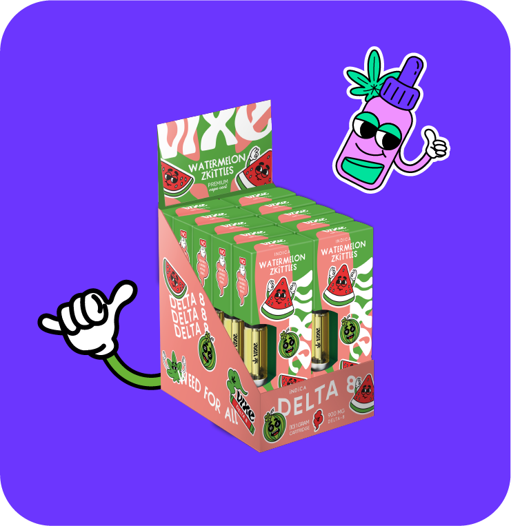 Vixe Delta 8 Cart - Watermelon Zkittles