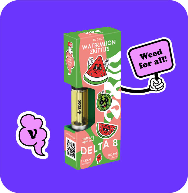 Vixe Delta 8 Cart - Watermelon Zkittles